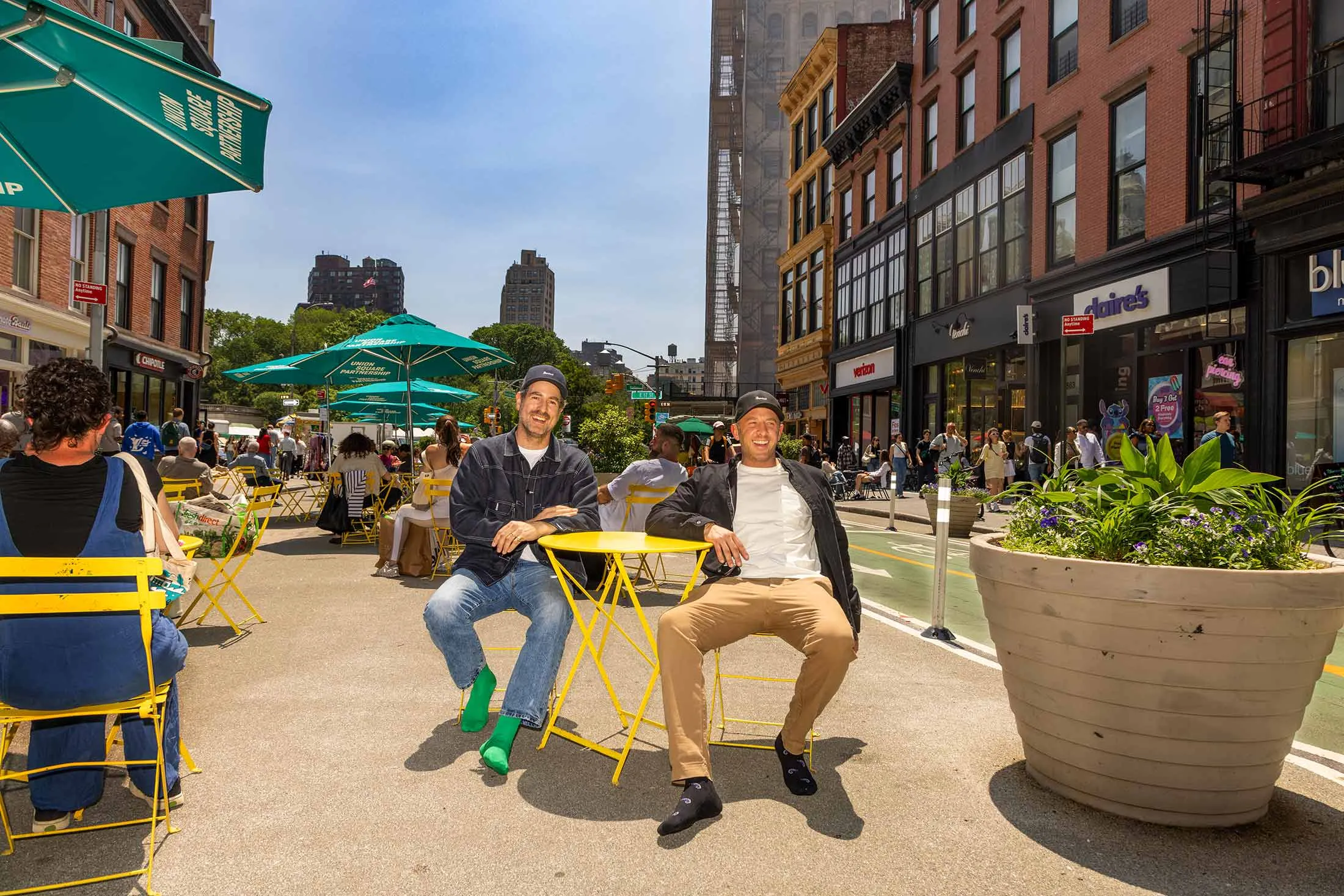 Bombas co-founders Randy Goldberg and Dave&nbsp;Heath.