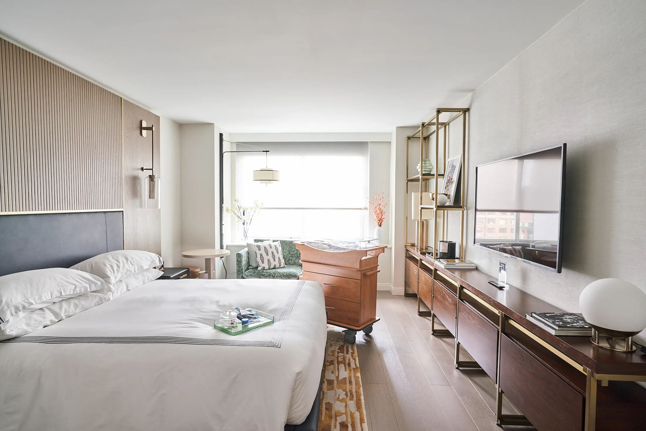 One of the suites at Boram Postnatal Retreat in New York City.