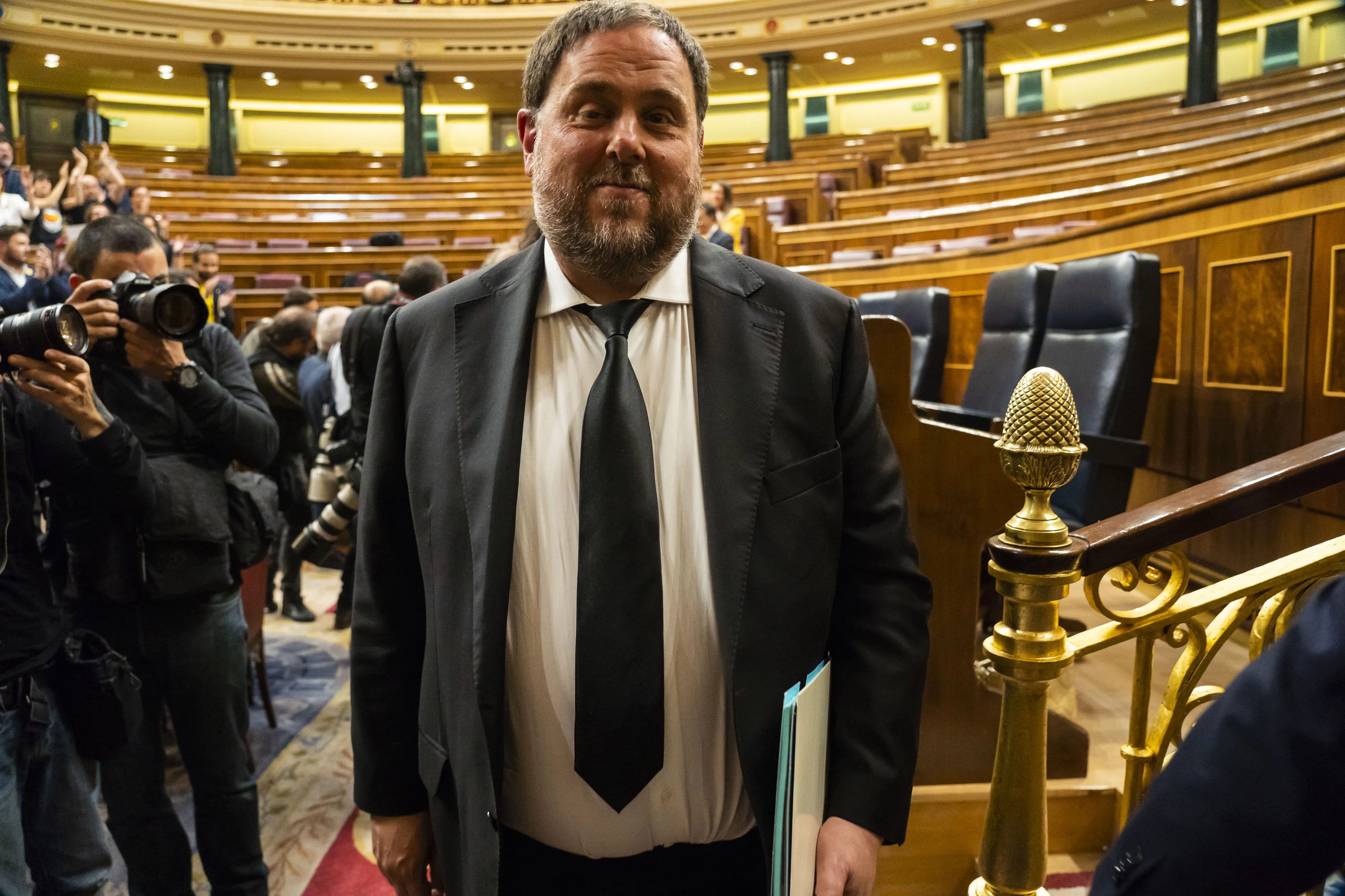 Oriol Junqueras in Madrid in May.