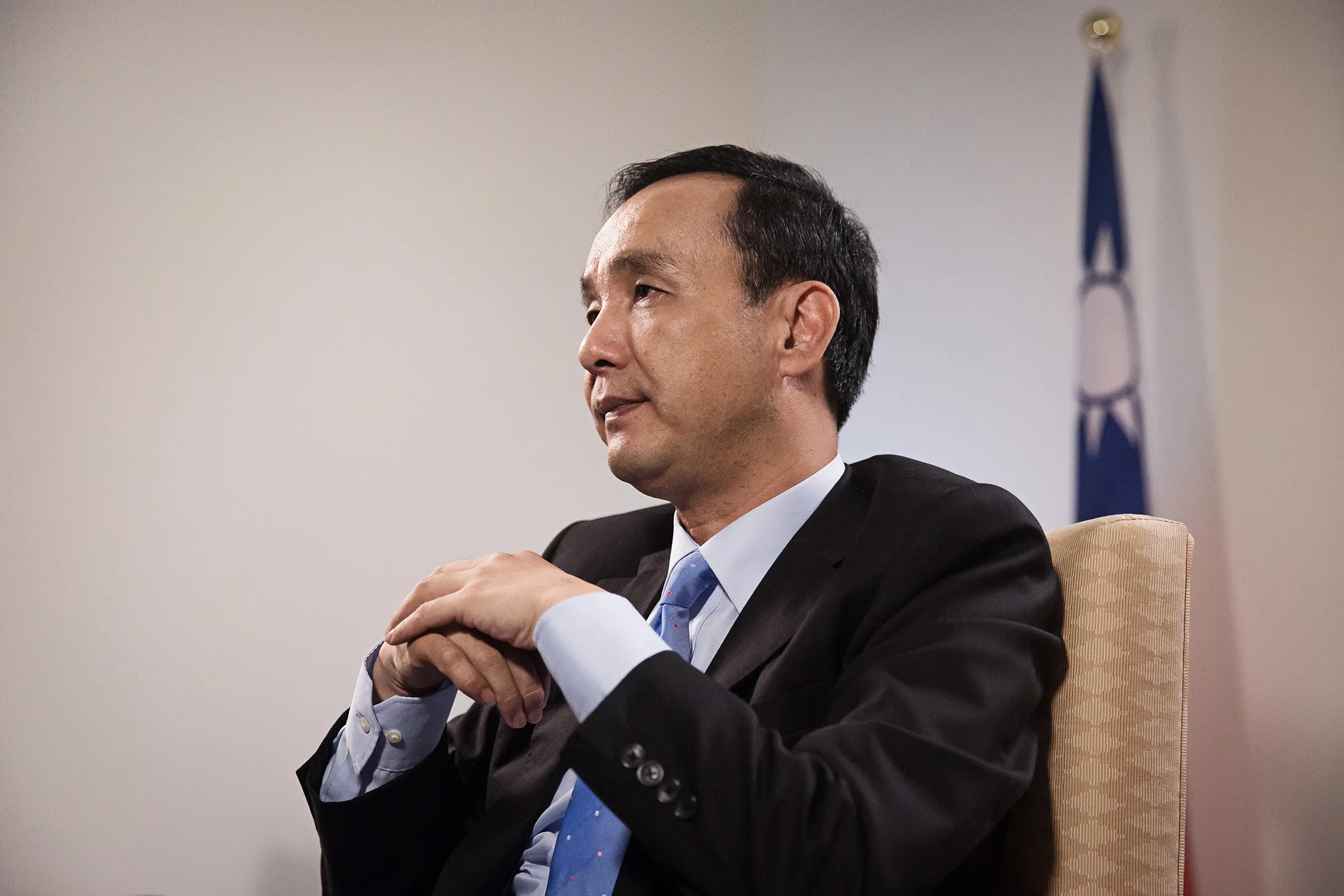 Taiwan's ruling party Kuomintang presidential candidate Eric Chu.
