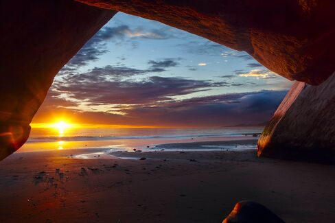 A view of the Dos Pueblos ranch's beach.