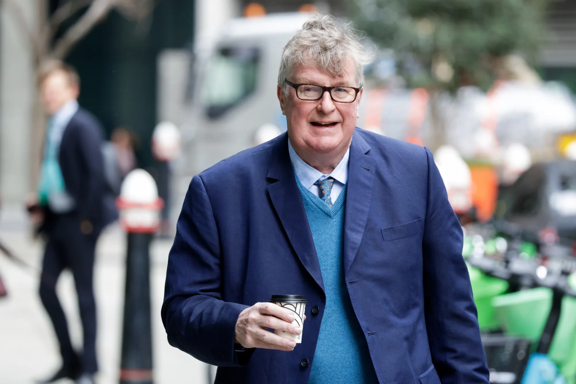 Crispin Odey arrives at court in London, UK, on March 25.