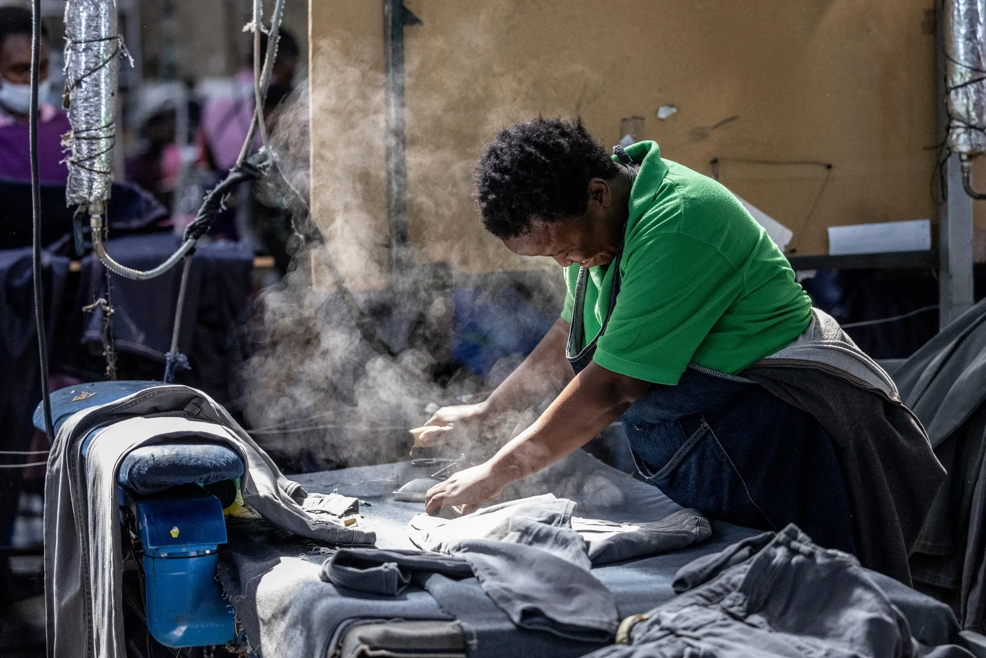 A textile factory in Lesotho.