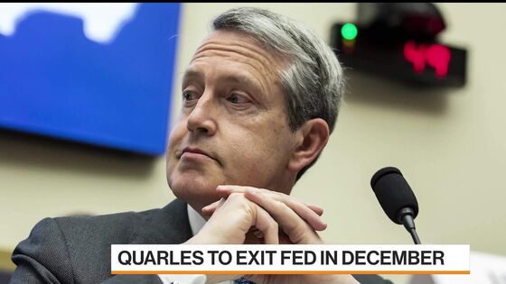 Quarles to Exit Fed at Year’s End, Handing Another Seat to Biden
