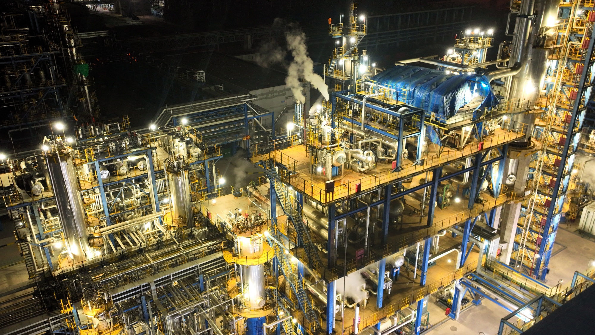 An oil refinery in China.