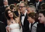 Anne Hathaway and&nbsp;director James Gray after the premiere of the film 'Armageddon Time' at the 75th international film festival, Cannes, May 19.