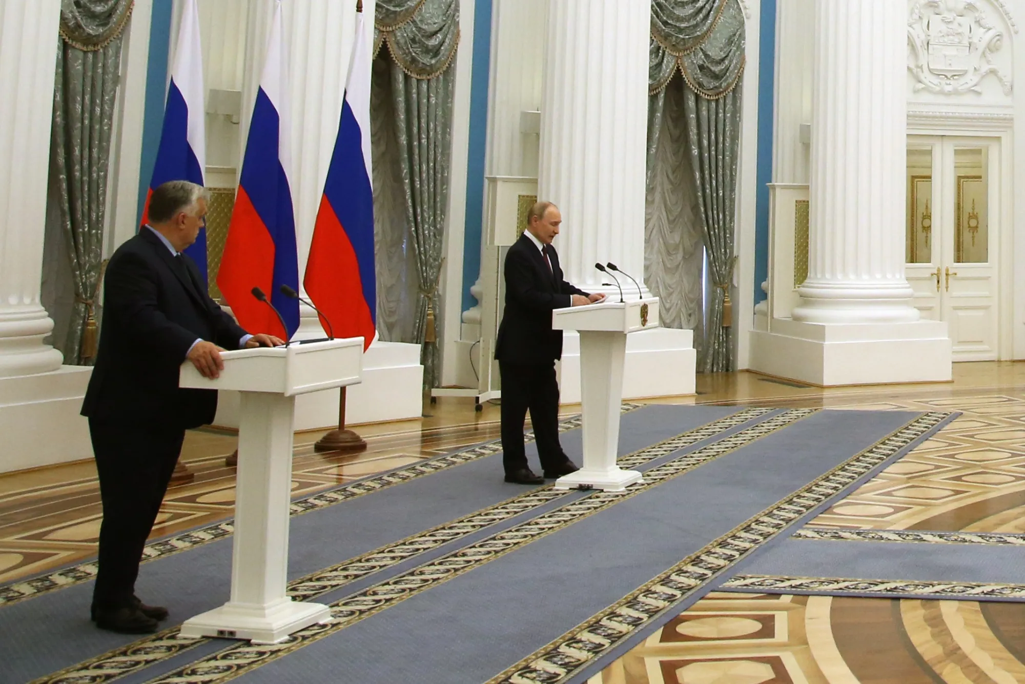 Премьер-министр Венгрии Орбан Встретился С Путиным В Москве