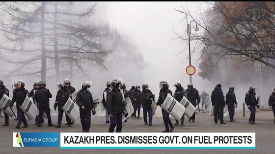 Kazakh President Seeks Russian Help as Protests Turn Violent