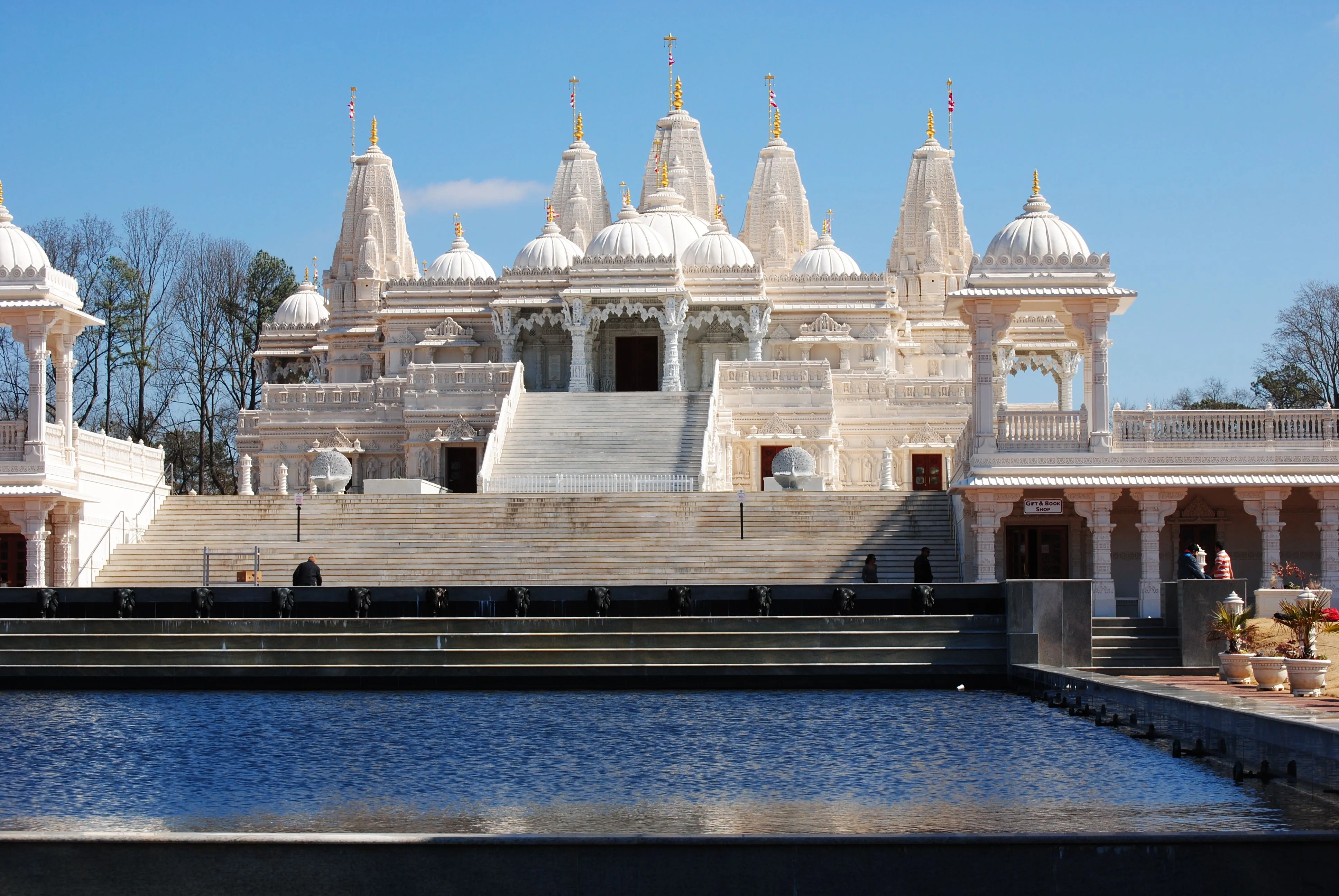 Asian Americans account for 12% of the population in Gwinnett County, Georgia, which is home to one of the largest Hindu temples outside of India.