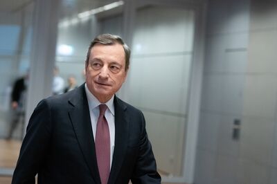 ECB President Mario Draghi Announces Rates Decision