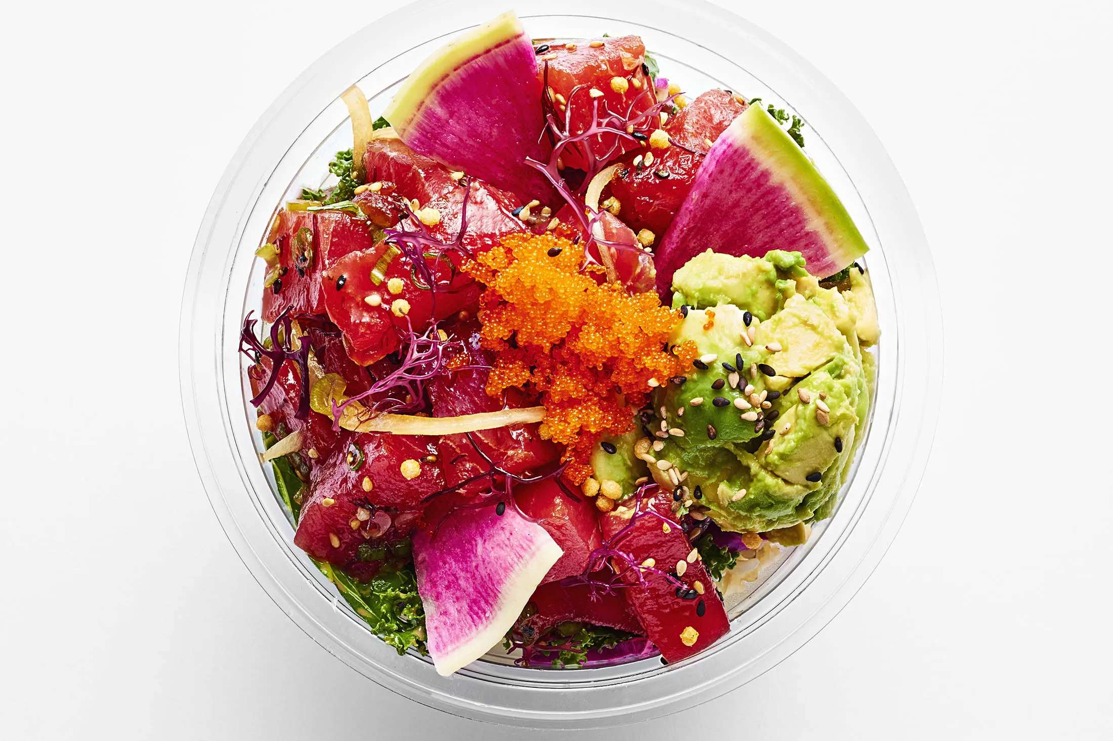 A fully loaded tuna poke bowl from Sweetcatch in New York.
