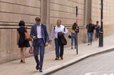 Commuters Ahead Of Latest UK Employment Figures
