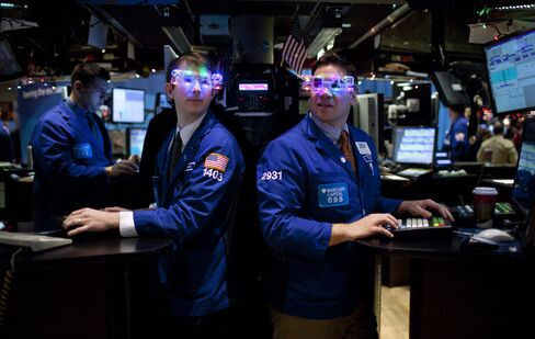 U.S. Stocks Fall to Trim Yearly Gain