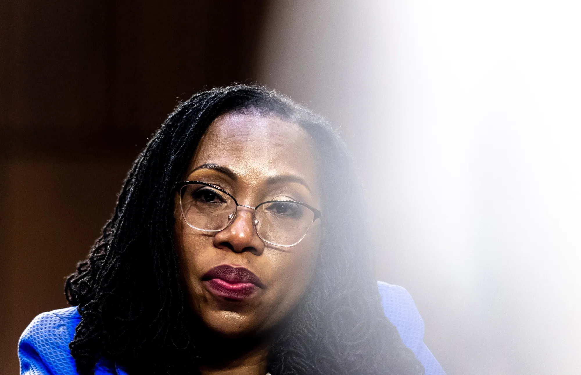 Ketanji Brown Jackson during a Senate Judiciary Committee confirmation hearing in Washington, D.C., on March 23.