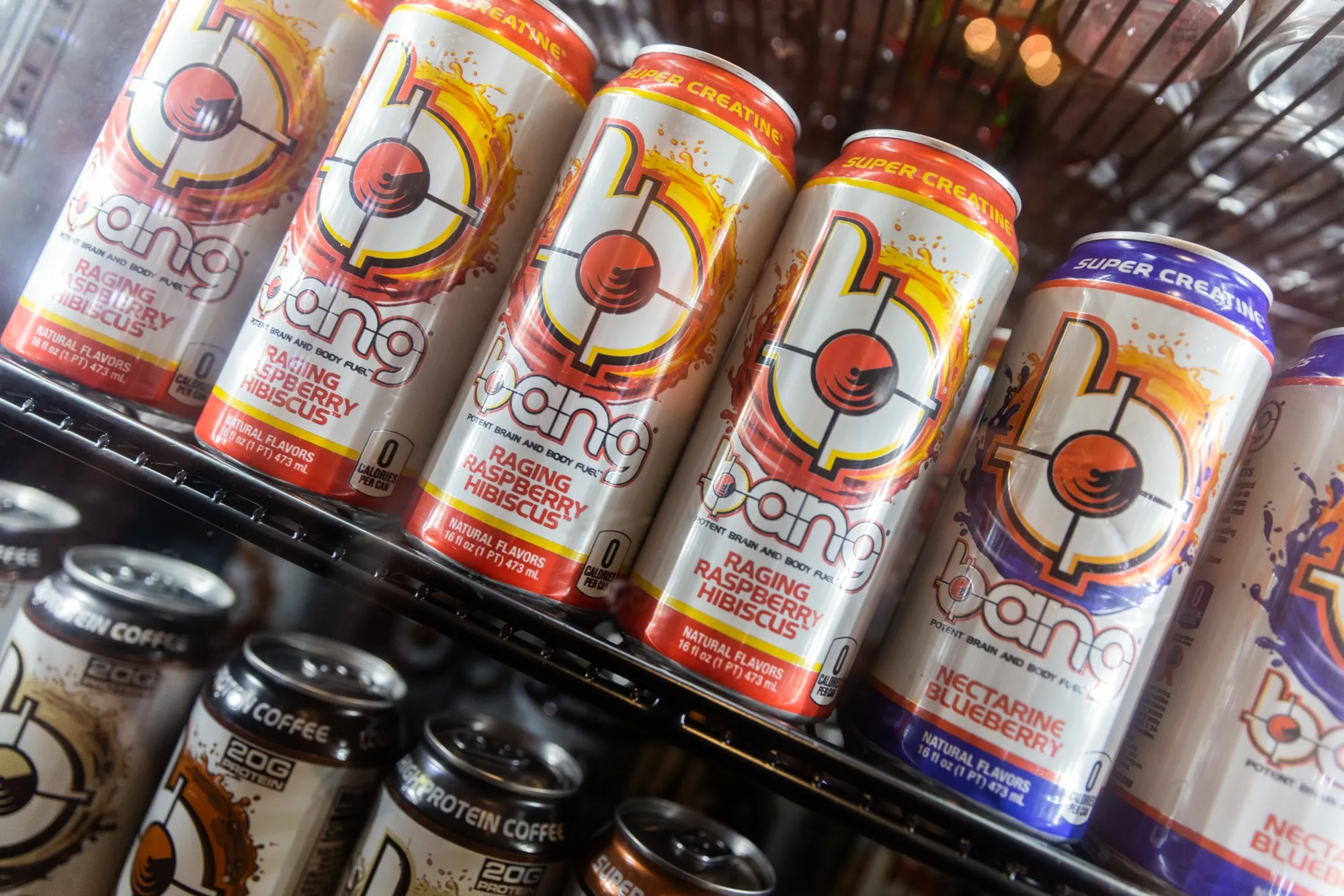 Bang Energy beverages&nbsp;in New York.&nbsp;