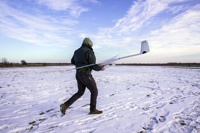A test flight of the Punisher Drone, manufactured by UA Dynamics.