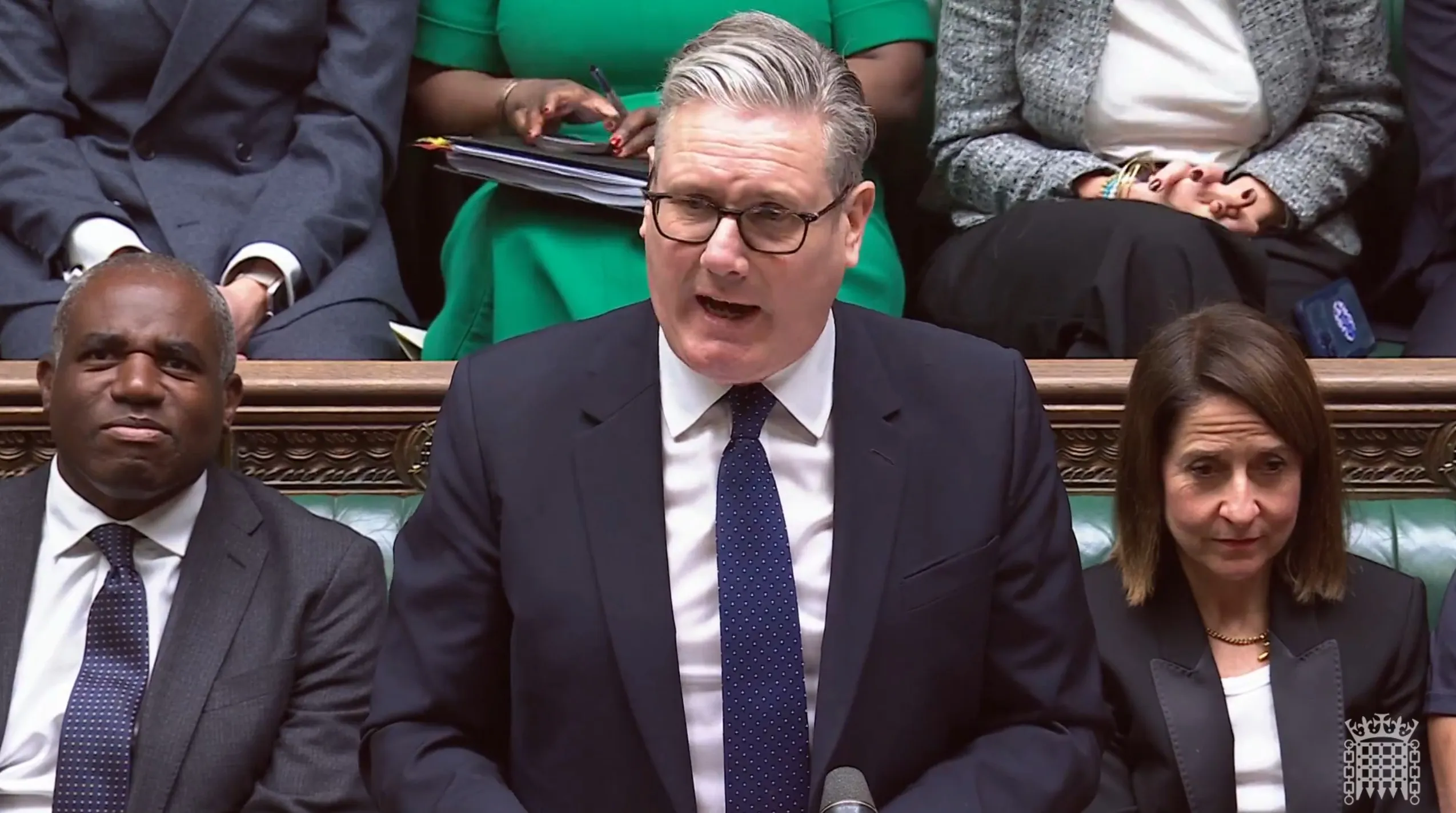 Keir Starmer speaks at PMQs today