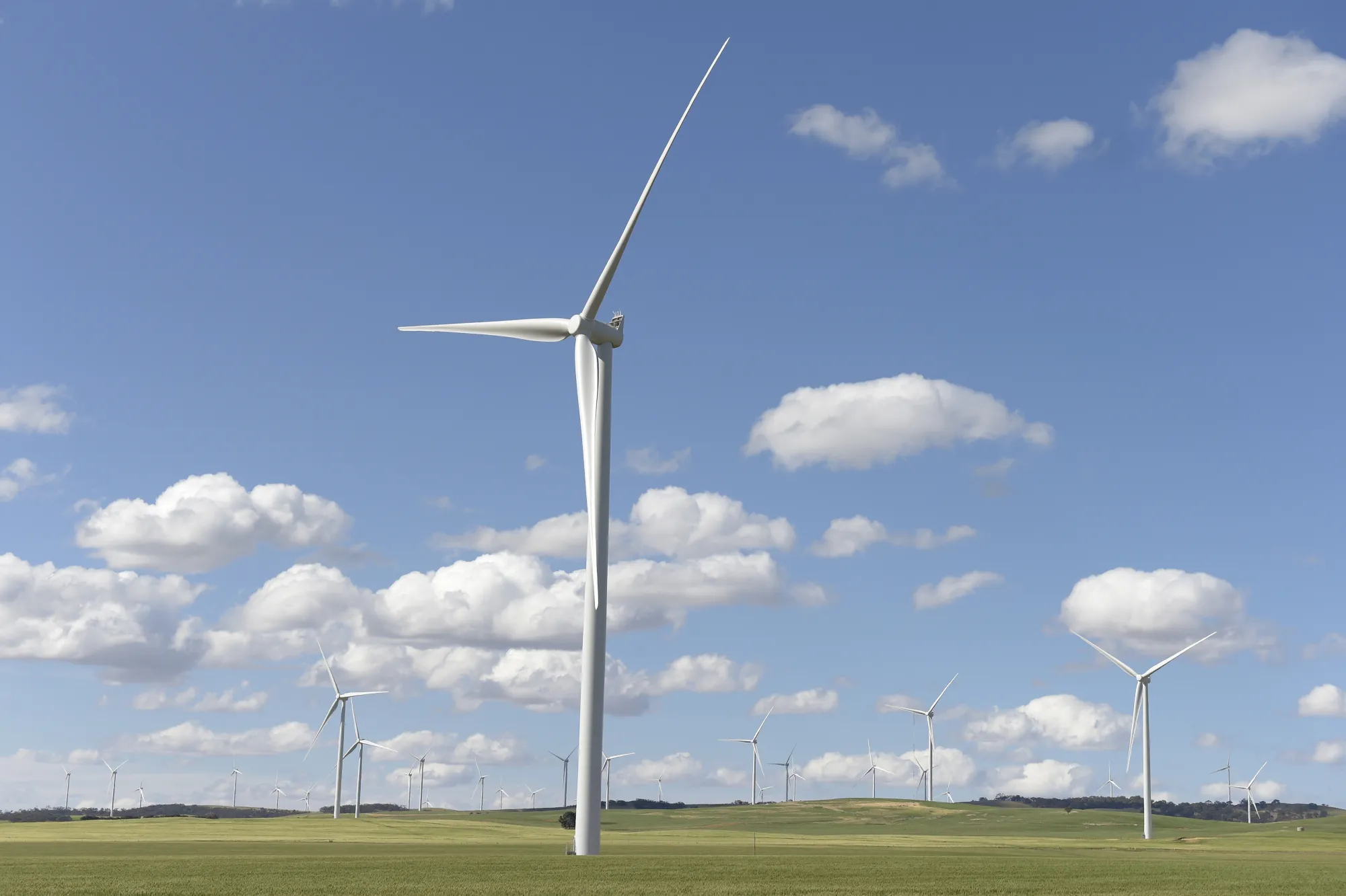 General views of Hornsdale Wind Farm