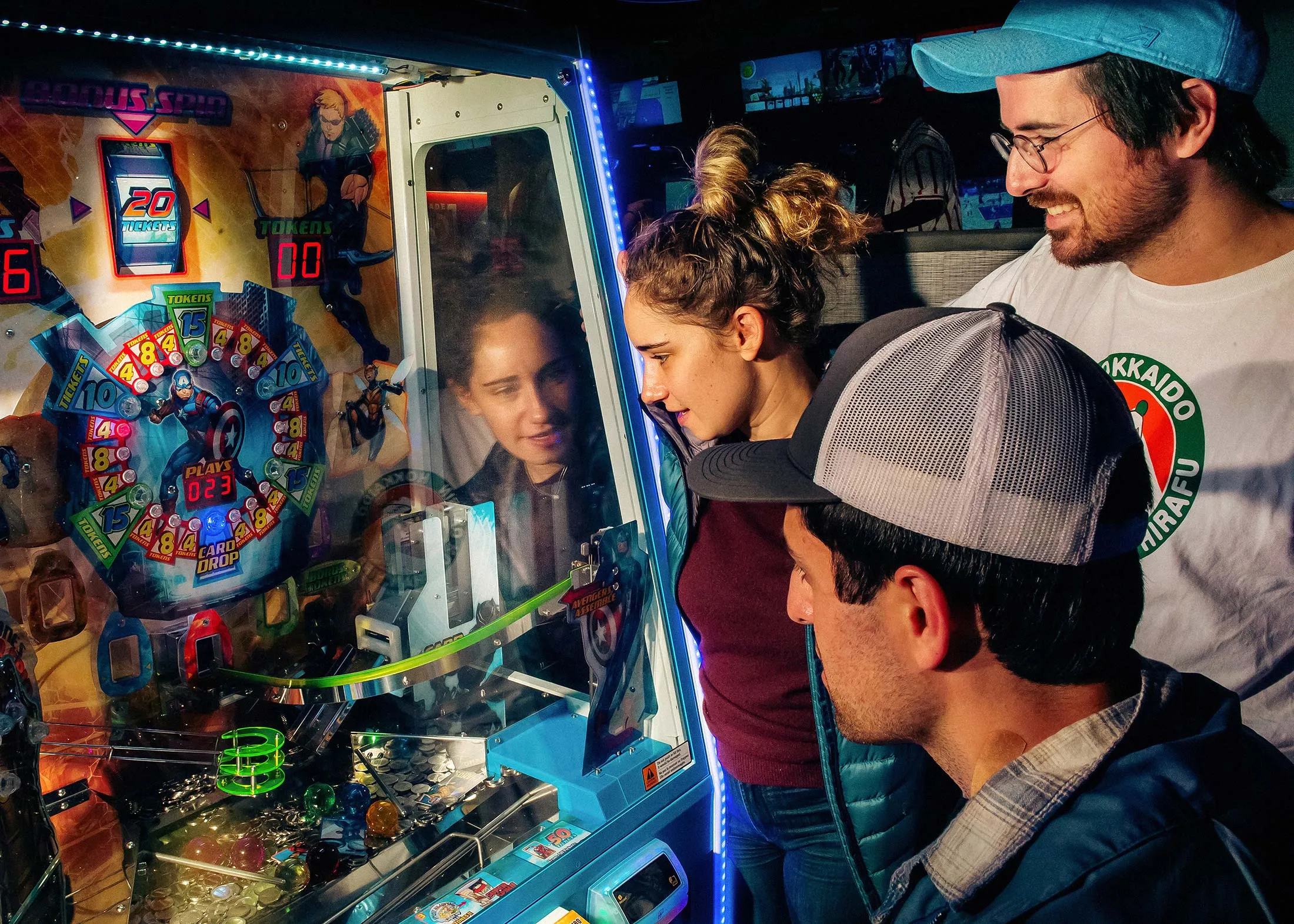 Round One’s arcade at the Danbury Fair mall in Connecticut.