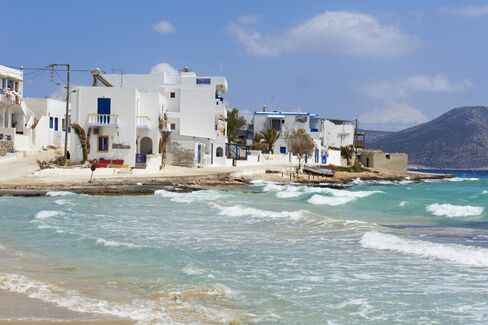 Hora port, on Koufonisia in the Cyclades.