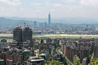 General Views Of The Business District As Taiwan Releases Unemployment Rate