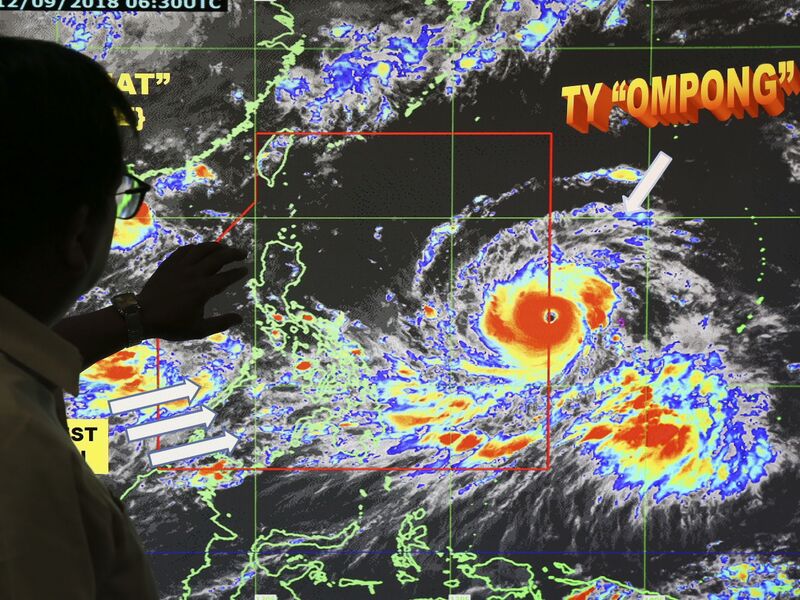 Image result for Super typhoon roared toward Philippines