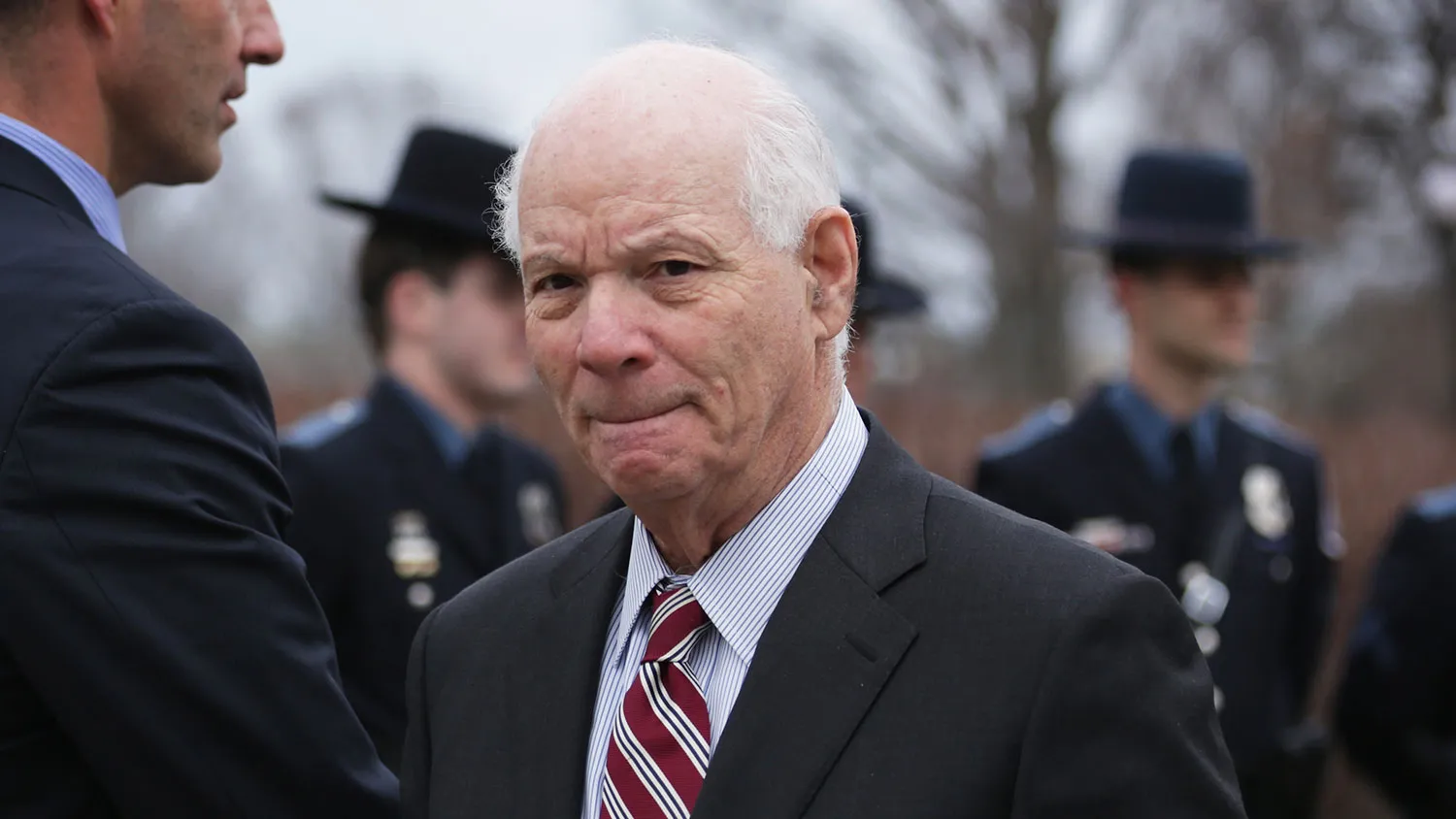 U.S. Sen. Benjamin Cardin (D-MD) leaves after he spoke during a news conference March 24, 2015 on Capitol Hill in Washington, DC.
