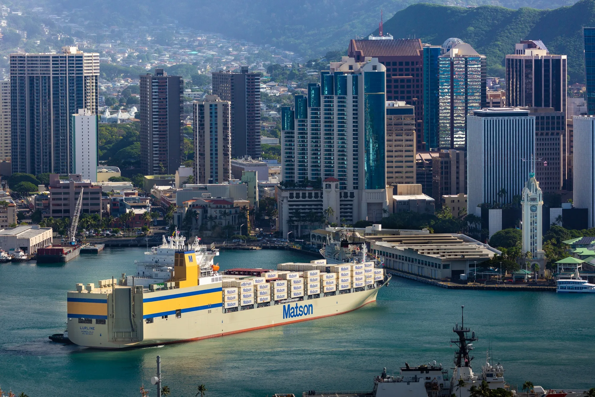 Matson's New $250M Cargo Ship Lurline Adds Speed To Its Fleet 