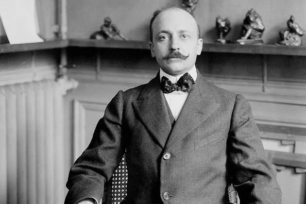 Italian writer and Futurist Marinetti, circa 1910