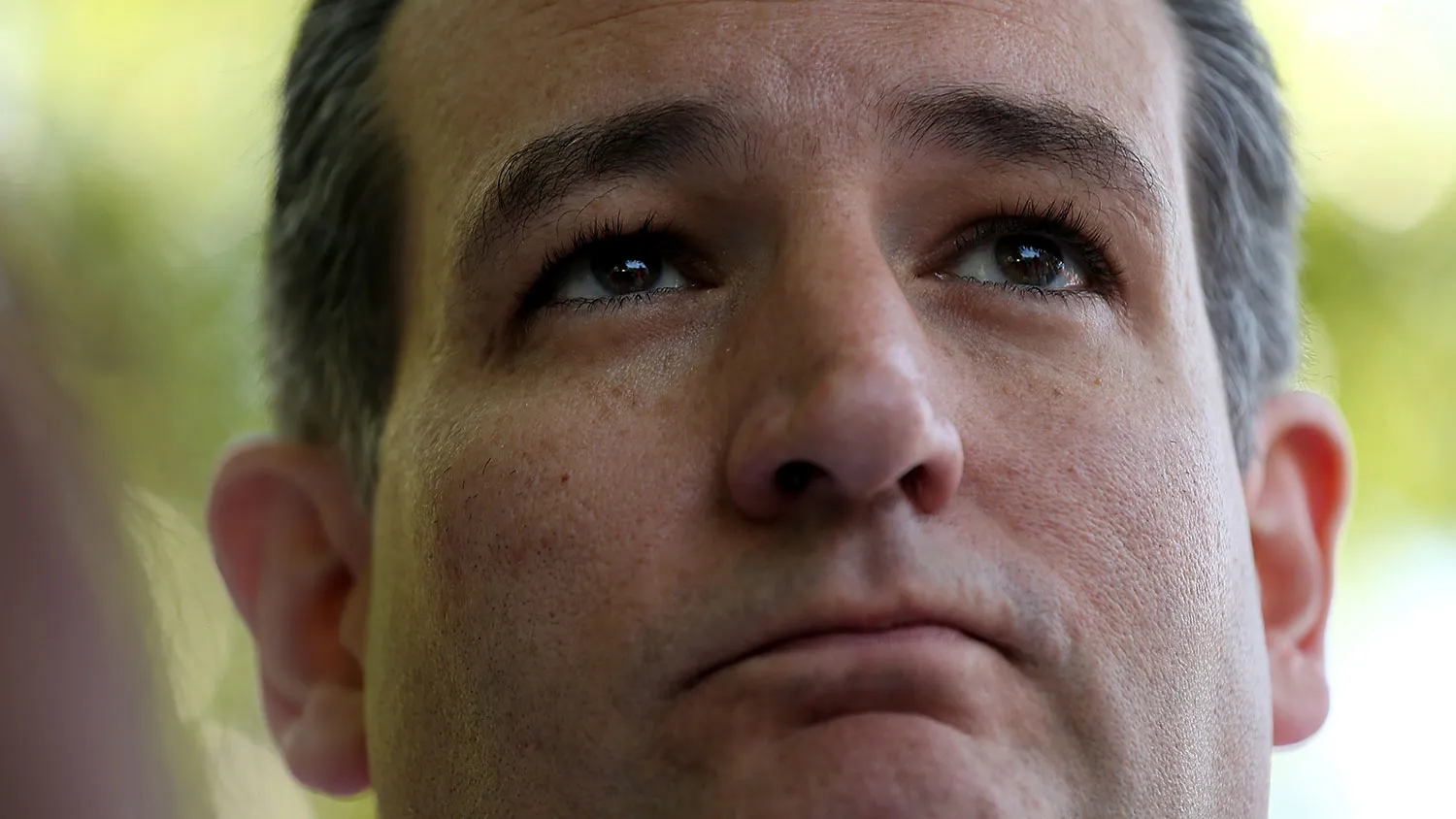 Republican presidential candidate Sen. Ted Cruz (R-TX) waits to speak at a rally in Lafayette Square July 23, 2015 in Washington, DC.
