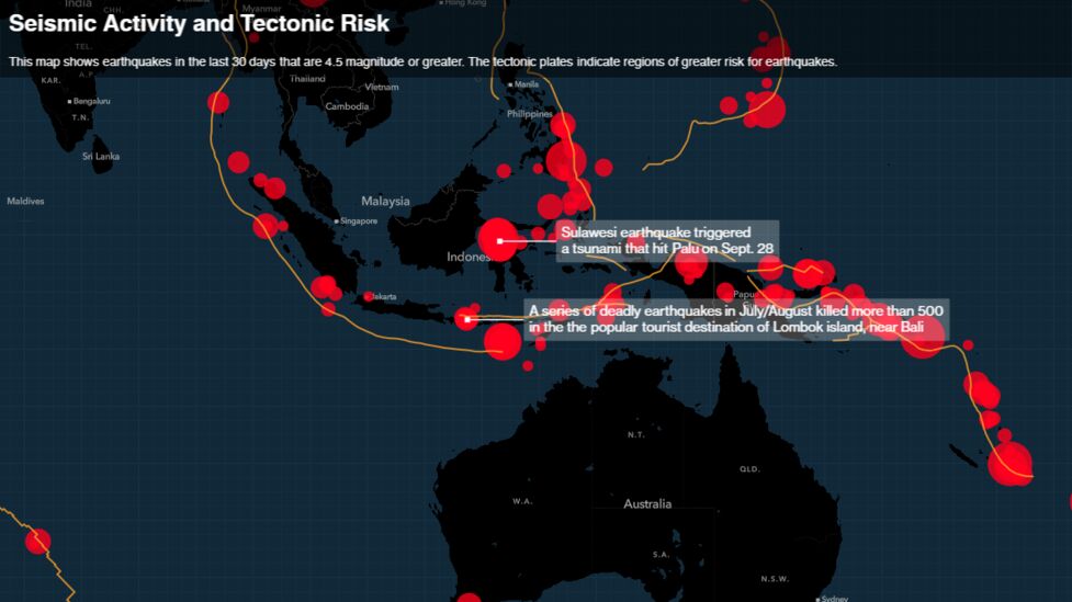 インドネシア スラウェシ島地震の死者1200人超 さらに増える恐れ Bloomberg