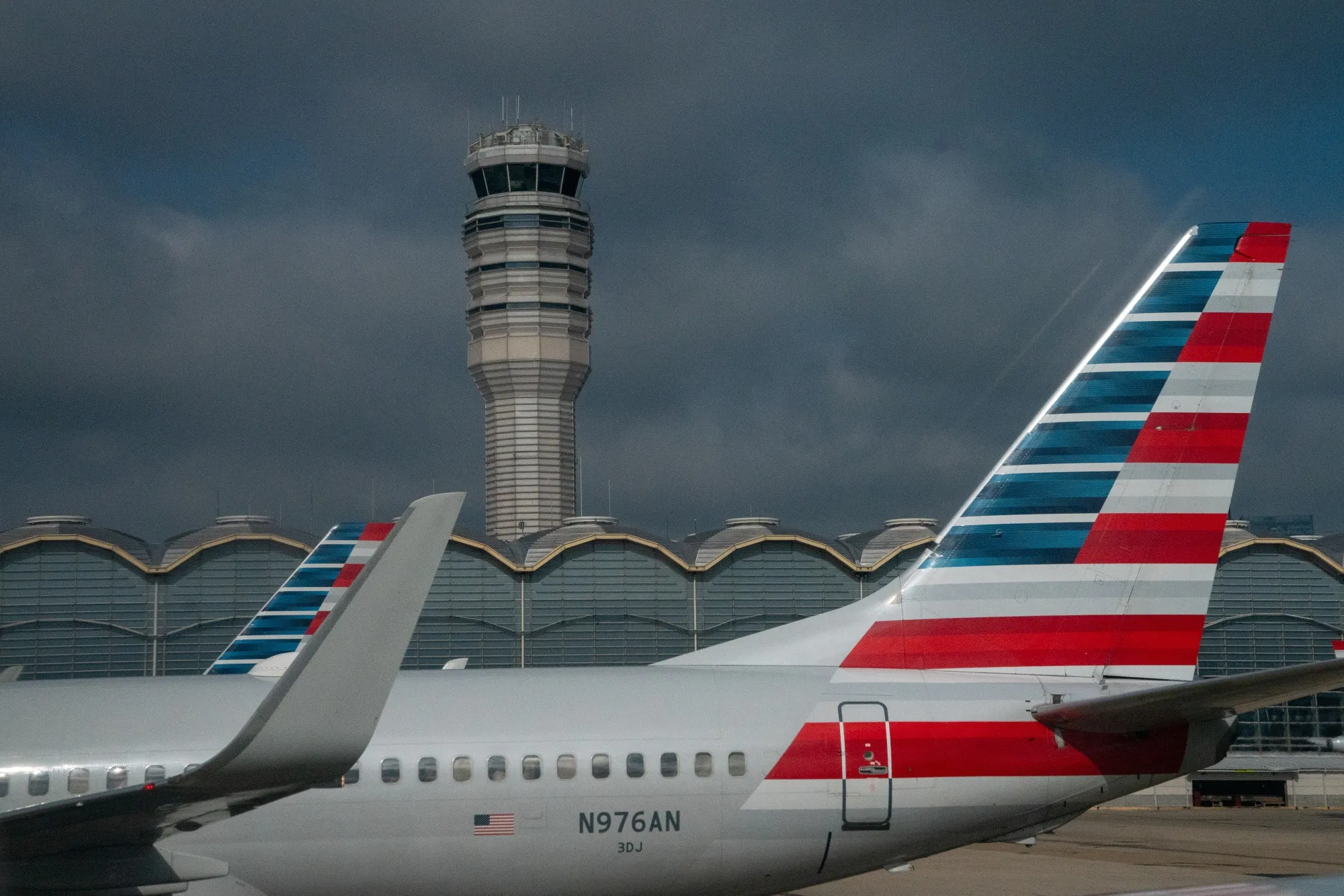 The air traffic control tower&nbsp;at Ronald Reagan Washington National Airport&nbsp;in Arlington, Virginia.&nbsp;&nbsp;