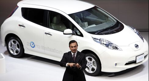 In Ghosn We Trust Tested as Nissan Electric Push Falters