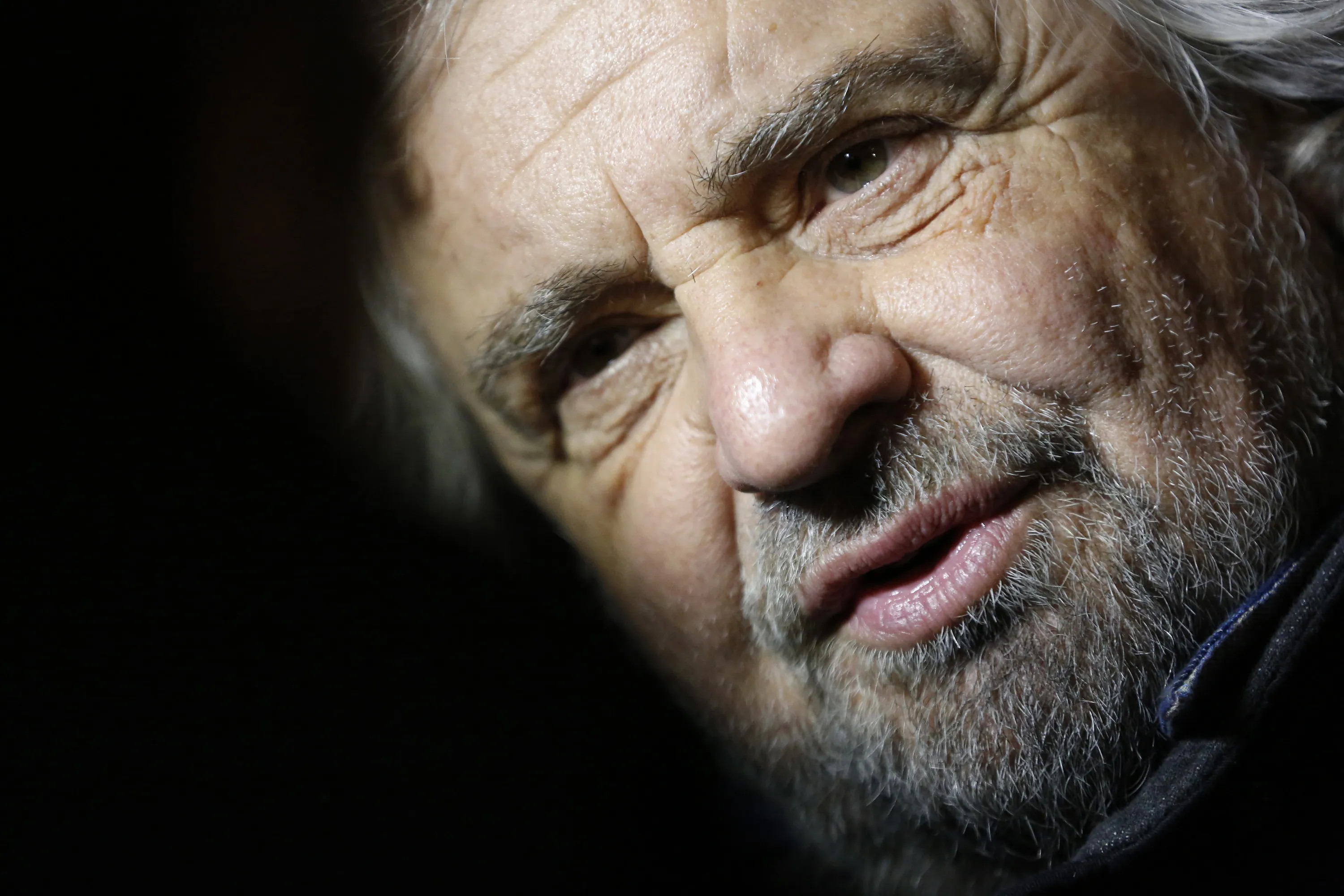 Italy’s comedian-turned-politician Beppe Grillo is headed to Athens this weekend to back Greek Premier Alexis Tsipras’ call for a No vote in hopes of gaining momentum in support of a referendum on the euro back home. Photographer: Alessia Pierdomenico/Bloomberg
