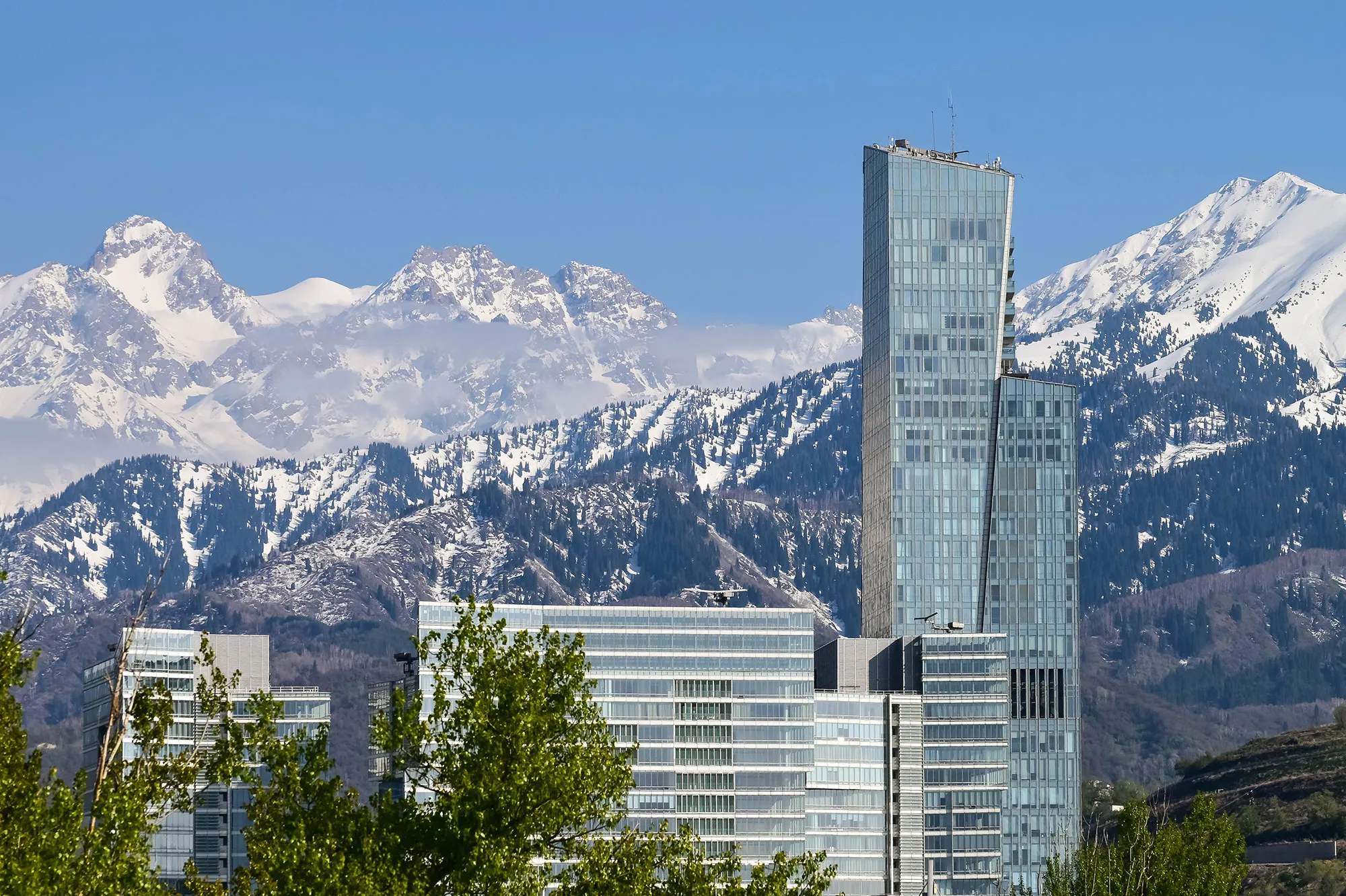 The&nbsp;Esentai Tower, home to the headquarters of Freedom Holding.