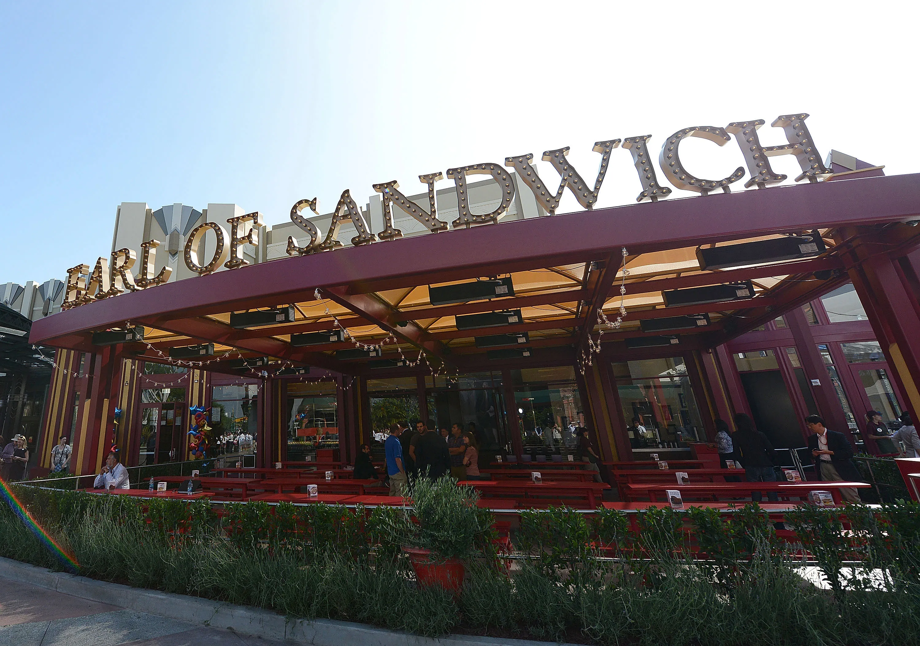 An Earl of Sandwich restaurant.