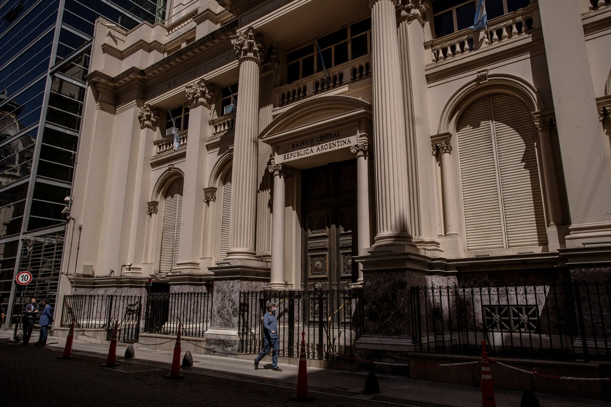 The Central Bank of Argentina in Buenos Aires, Argentina.