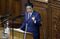 Prime Minister Shinzo Abe Addresses As Japan Parliament Starts An Extraordinary Session