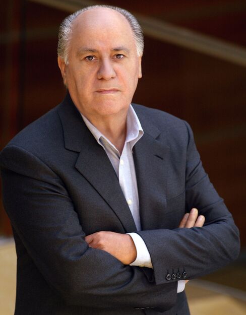 Inditex SA. Chairman Amancio Ortega