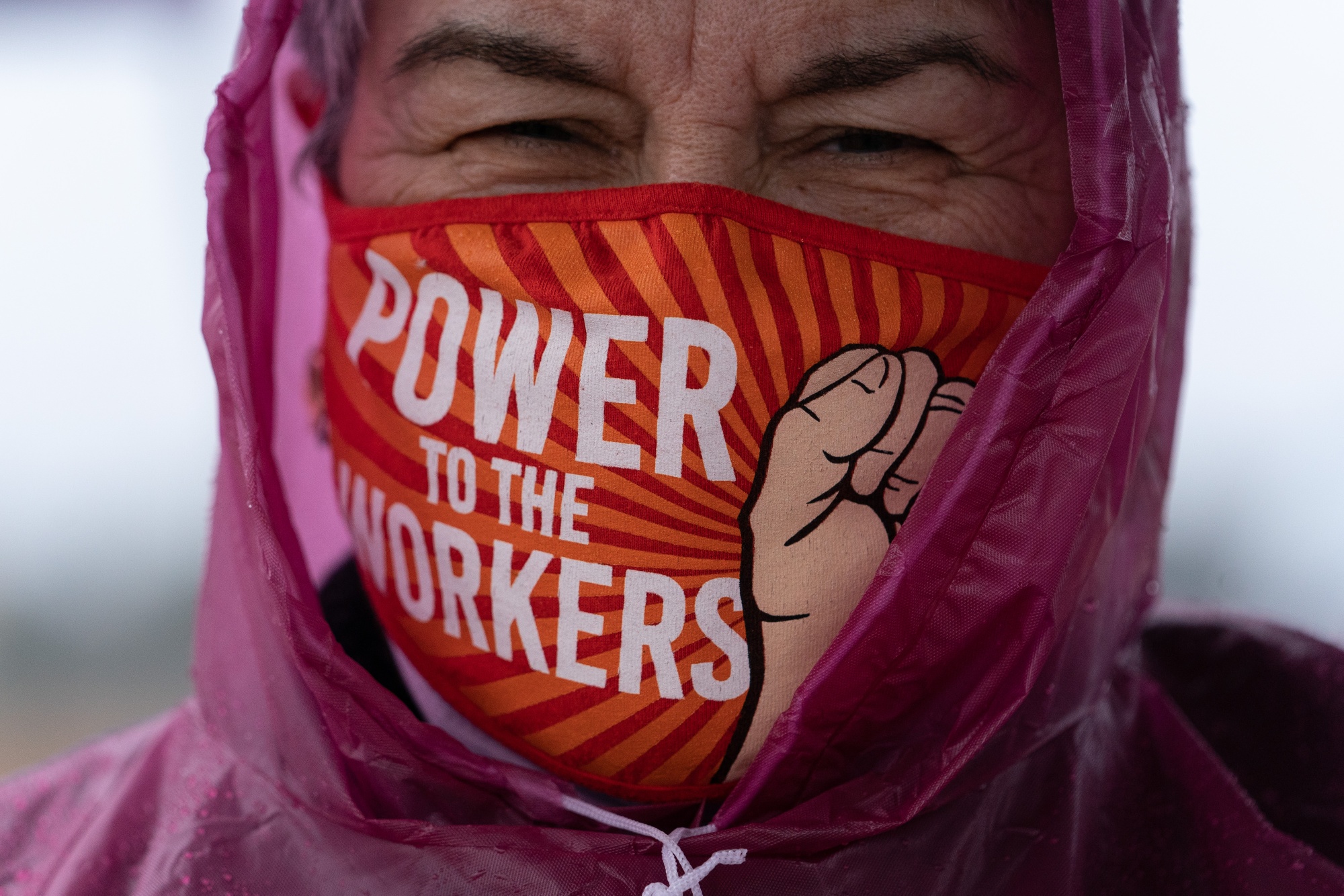 Workers and activists held a rally&nbsp;on Feb. 6 near the&nbsp;Amazon fulfillment center in Bessemer,&nbsp;Alabama, where a union drive has drawn national attention.