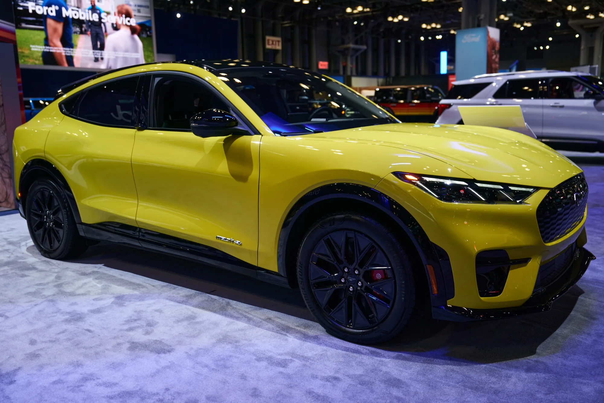 A 2025 Ford Mustang Mach-E.