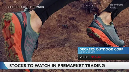 Decker Outdoor Tumbles on Guidance; Amex to Cut Workforce | Stock Movers