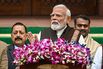 India's Prime Minister Narendra Modi News Conference Ahead of Budget