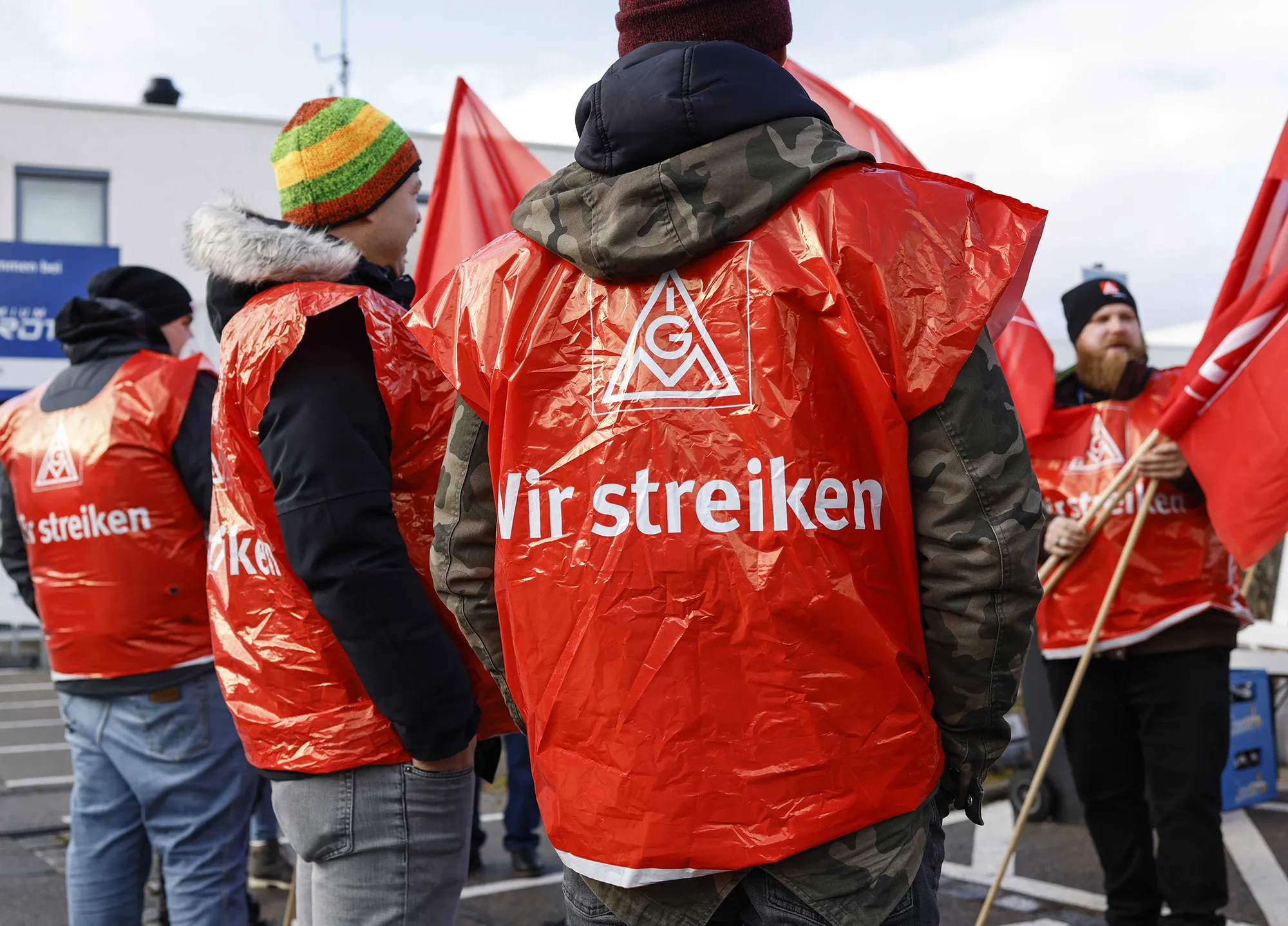 Members of the IG Metall union.