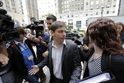 Argentina Economy Minister Axel Kicillof