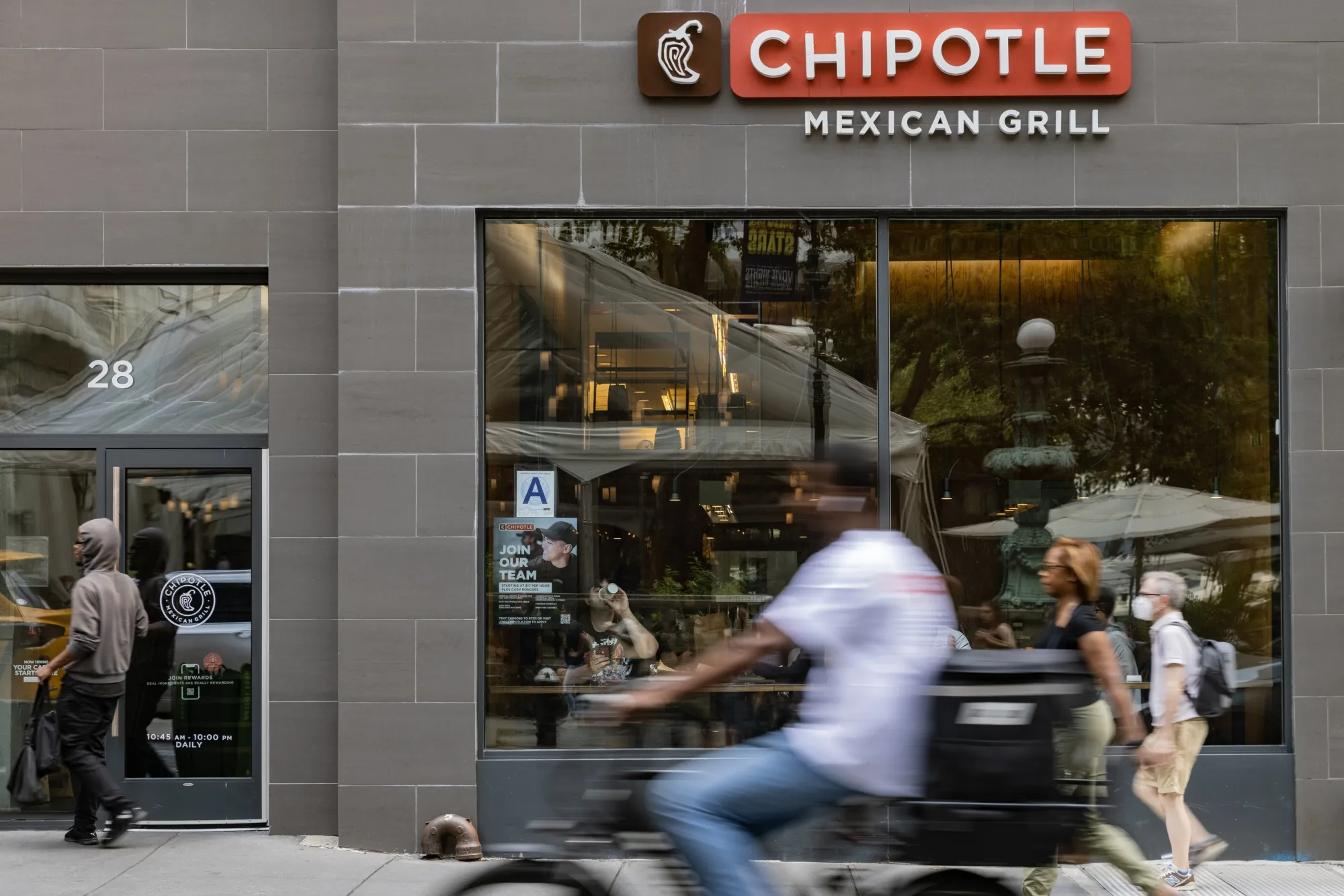 Chipotle is planning a 50-to-1 stock split after a roughly 40% rally this year pushed its stock price to more than $3,200 a share.