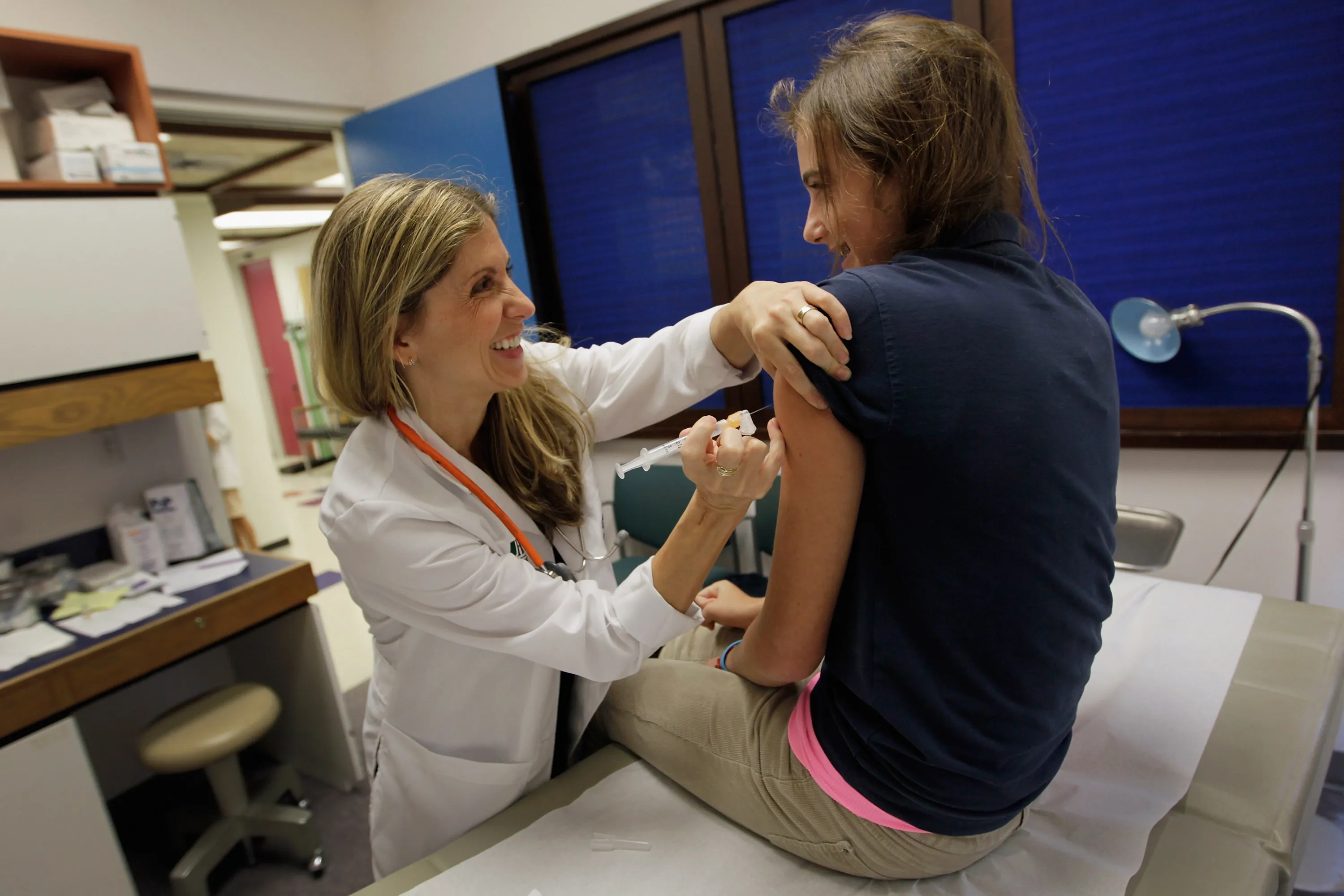 HPV vaccines have dramatically reduced rates of cervical cancers.