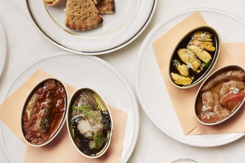 Mendes is proudest of his house tinned fish dishes.