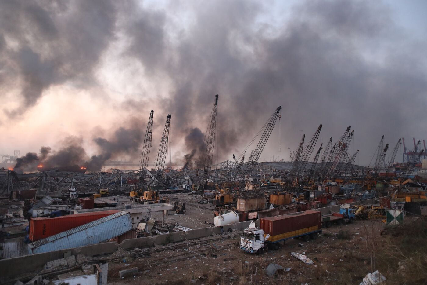 Large Explosion In Lebanon's Capital