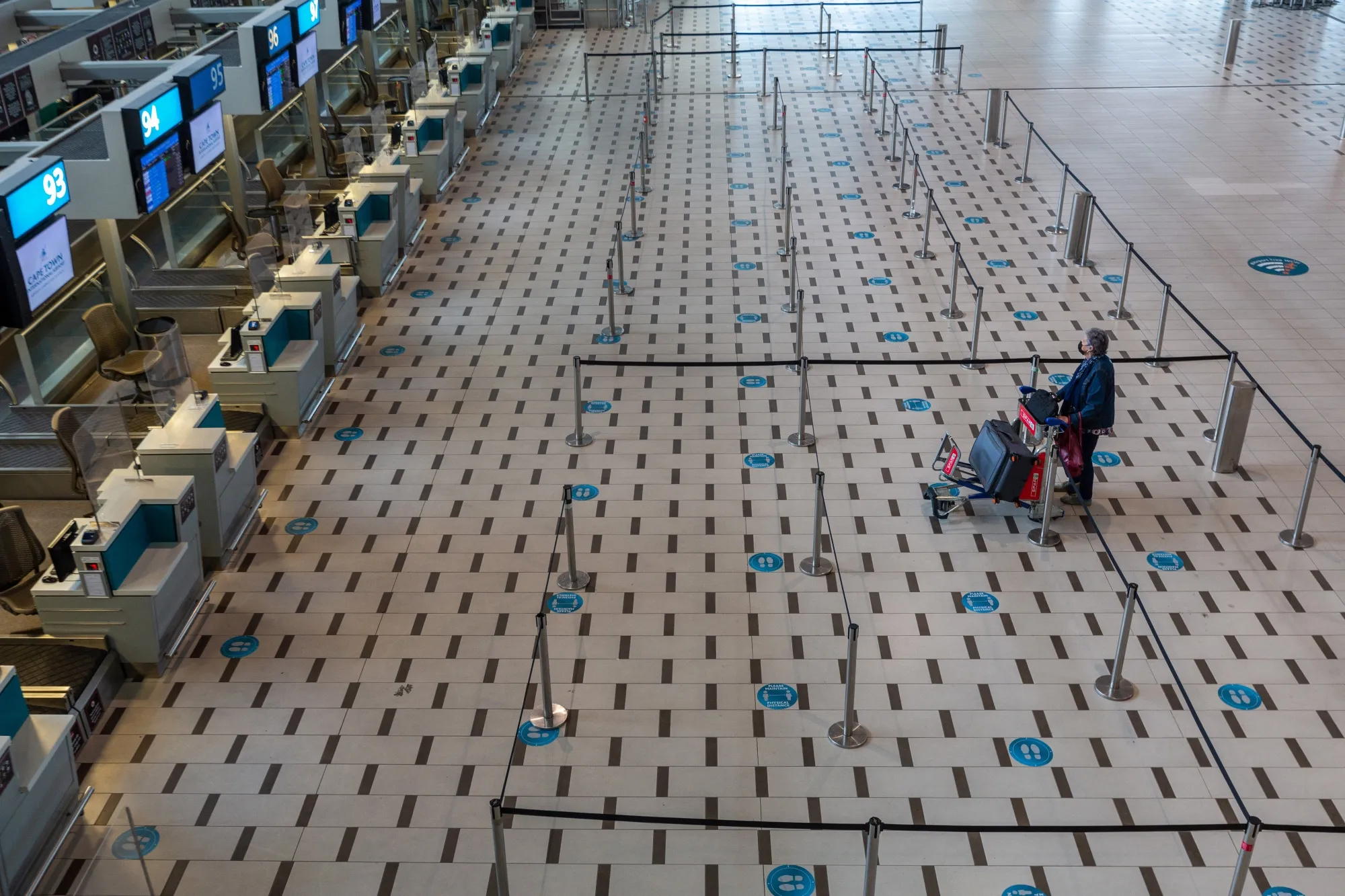 Cape Town International Airport, South Africa, Dec. 3, 2021